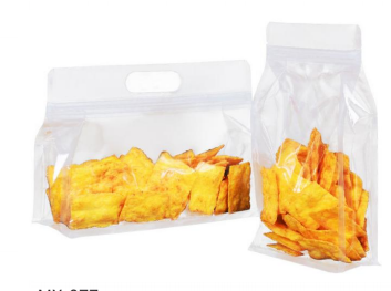 Eight Side Seal Transparent Zipper Bag